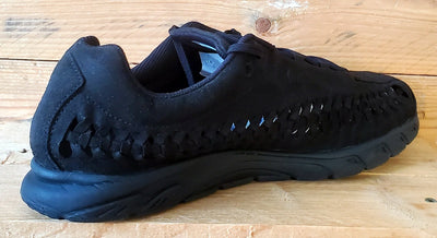 Nike Mayfly Woven Low Suede Trainers UK10/US11/EU45 833132-003 Triple Black