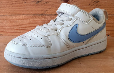 Nike Court Borough Low Leather Trainers UK13/US13.5C/E31.5 DV5457-103 White Blue