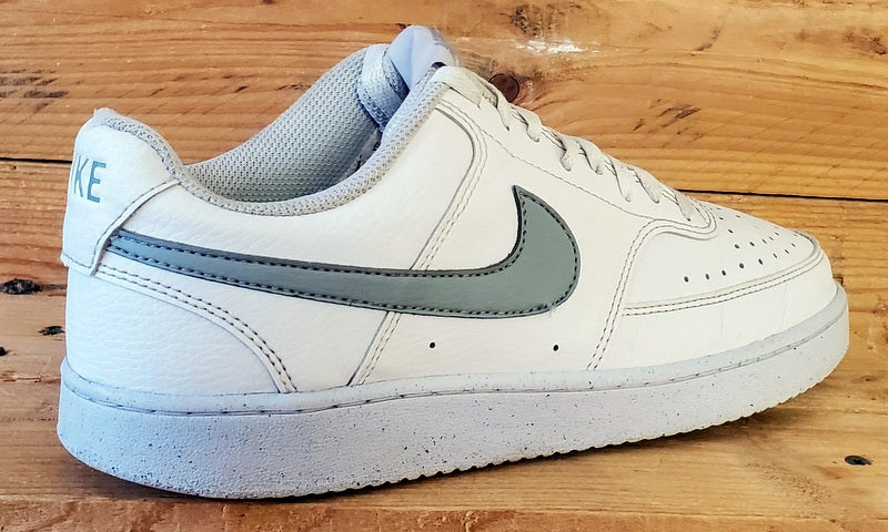 Nike Court Vision Low Leather Trainers UK7/US8/EU41 DH2987-112 White/Grey