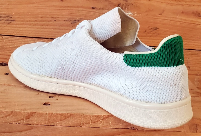 Adidas Stan Smith Low Primeknit Trainers UK10/US10.5/EU44.5 S75146 White/Green