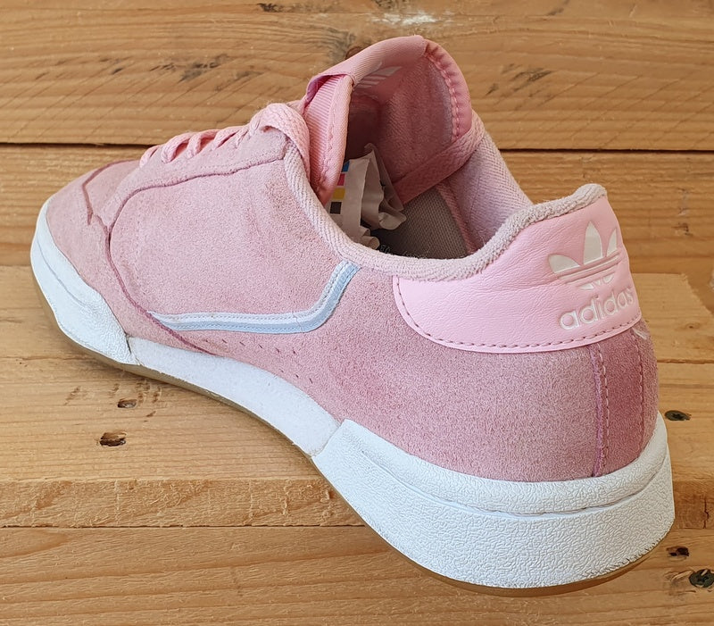 Adidas Continental 80 Low Suede Trainers UK8.5/US10/EU42.5 G27720 True Pink