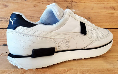 Puma Future Rider Contrast Low Leather Trainers UK8/US9/EU42 374763-01 White