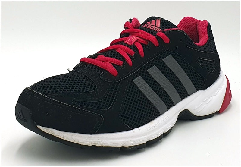 Adidas Duramo Running Textile Trainers AQ6309 Black/Pink UK4/US5.5/EU36.5