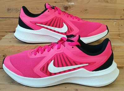 Nike Downshifter 10 Low Textile Trainers UK5/US5.5Y/EU38 CJ2066-601 Hyper Pink