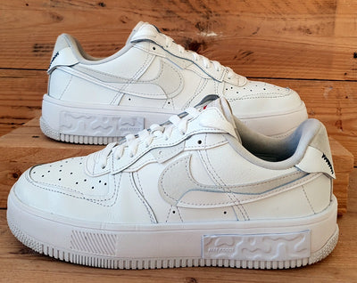 Nike Air Force 1 Low Fontanka Trainers UK6/US8.5/EU40 DH1290-100 Triple White