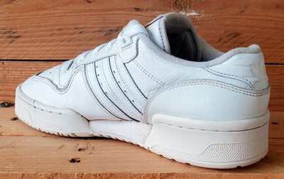 Adidas Rivalry Low Leather Trainers UK6/US6.5/EU39 EF8729 Triple White