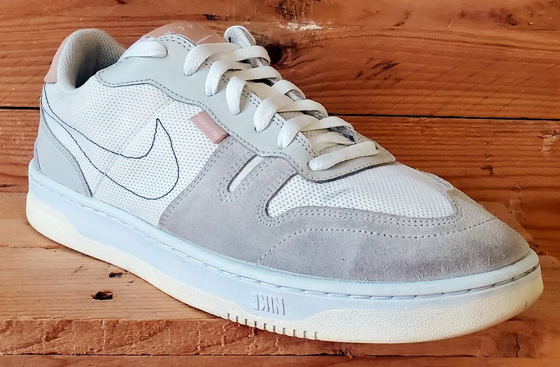 Nike Squash-Type Low Textile/Suede Trainers UK9/US10/EU44 CJ1640-102 Sail/White