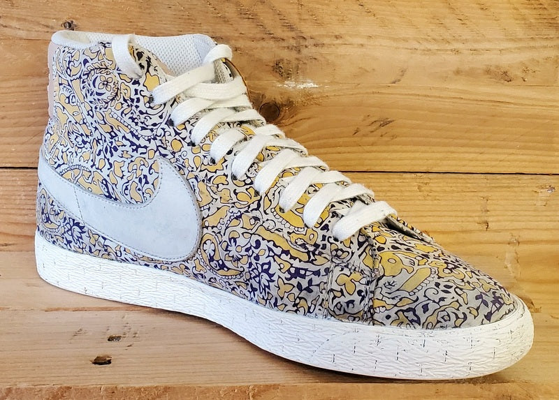 Nike Blazer Liberty Mid Textile Trainers UK9/US11.5/EU44 529037-700 Yellow/White