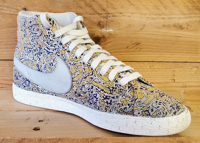 Nike Blazer Liberty Mid Textile Trainers UK9/US11.5/EU44 529037-700 Yellow/White
