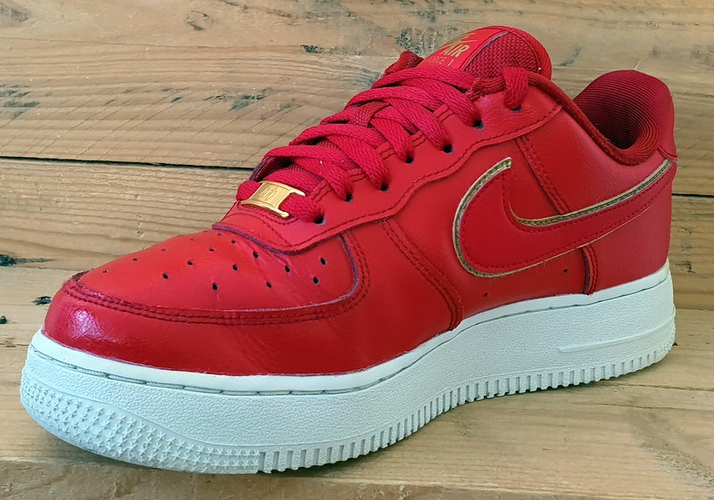 Nike Air Force 1 Low Leather Trainers UK5.5/US8/EU39 AO2132-602 University Red