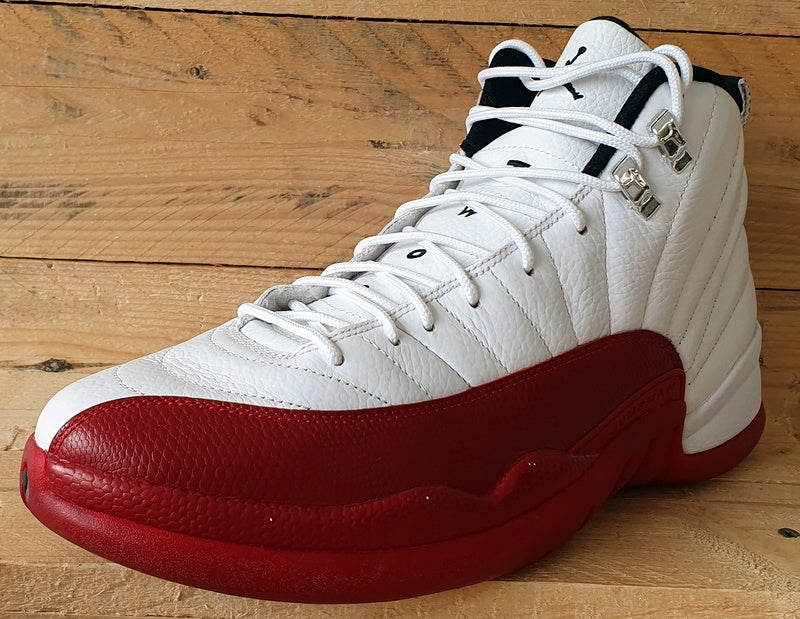 Nike Jordan 12 Retro Cherry 2009 Trainers UK10/US11/EU45 130690-110 White/Red