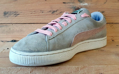 Puma Suede Classic Low Trainers UK6/US8.5/EU39 355462 25 Grey/Pink/White