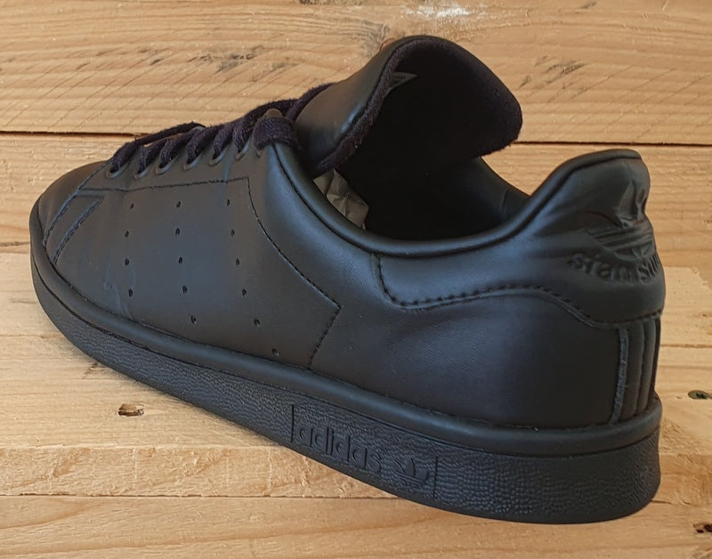 Adidas Stan Smith Low Leather Trainers UK8/US8.5/EU42 FX5499 Triple Black