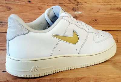 Nike Air Force 1 Jewel Low Leather Trainers UK9/US10/E44 DC8894-100 Pale Vanilla
