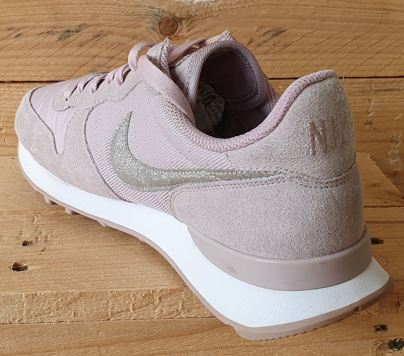 Nike Internationalist Low Suede Trainers UK6/US8.5/EU40 AT0075-600 Particle Rose