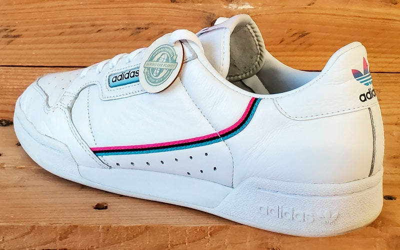 Adidas Continental 80 Low Leather Trainers UK10/US10.5/EU44.5 FX3516 White