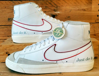 Nike Blazer 77 Just Do It Mid Leather Trainers UK6/US7/EU40 DQ0796-100 White