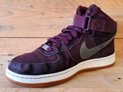 Nike Air Force 1 Ultra Force Suede Trainers UK6/US8.5/EU40 654851-600 Burgundy