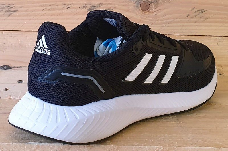 Adidas Run Falcon 2.0 Low Textile Trainers UK4/US5.5/EU36.5 FY5946 Black/White