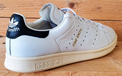 Adidas Stan Smith Low Leather Trainers UK6/US6.5/EU39 S75076 White/Black/Gold