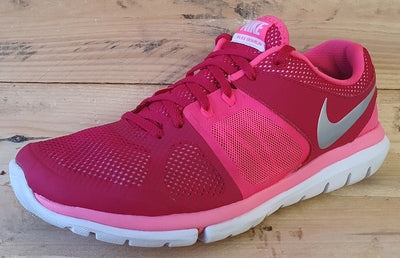 Nike Flex 2014 Running Trainers UK7.5/US10/EU42 642767-616 Hyper Pink/White
