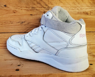 Reebok Royal BB4500 Mid Leather Trainers UK4/US6.5/EU37 G58640 Triple White
