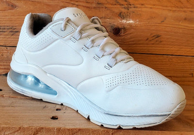 Skechers Uno 2 Low Leather Trainers UK6/US9/EU39 SN155543 Triple White