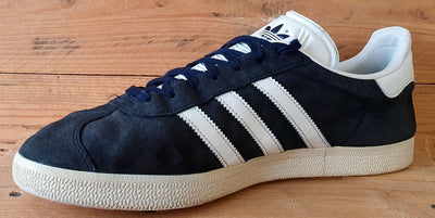 Adidas Originals Gazelle Low Suede Trainers UK12/US12.5/EU47 BB5478 Navy/White