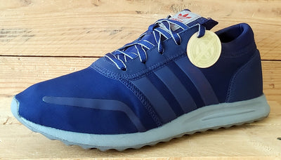 Adidas Los Angeles Low Textile Trainers UK8.5/US9/EU42.5 AQ4555 Navy Blue/Grey