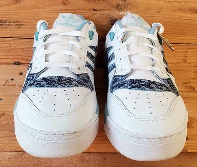 Adidas Rivalry Low Leather Trainers UK10/US10.5/EU44.5 EG7636 White/Ash Grey