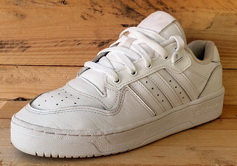 Adidas Rivalry Low Leather Trainers UK6.5/US8/EU40 FV4225 Cloud White