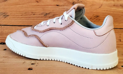 Adidas SC Premiere Low Leather Trainers UK5.5/US6/EU38.5 EH1093 Raw White/Pink