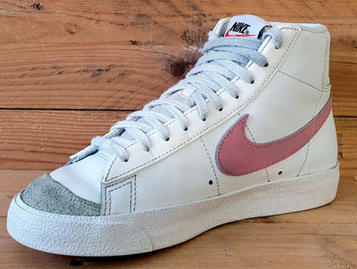 Nike Blazer 77 Leather Trainers UK5/US7.5/EU38.5 CZ1055-114 White/Sunset Pulse