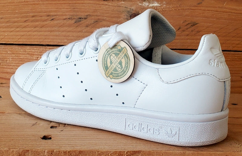 Adidas Stan Smith Low Leather Trainers UK3.5/US4/EU36 S75104 Triple Cloud White