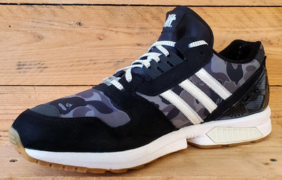 Adidas ZX 8000 Bape Undefeated Low Textile Trainers UK11/US11.5/E46 FY8852 Black