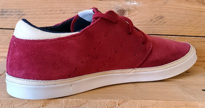 Adidas Originals Low Suede Trainers UK10/US10.5/EU44.5 G63969 Red/White