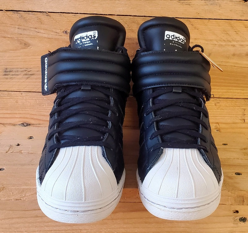 Adidas Superstar Up Mid Leather Trainers UK6/US7.5/EU39 S81350 Black/White