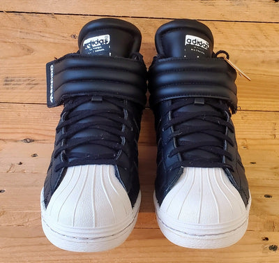 Adidas Superstar Up Mid Leather Trainers UK6/US7.5/EU39 S81350 Black/White