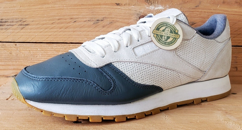 Reebok Classic Low Leather Trainers UK7.5/US8.5/EU41 BS5080 Grey/White/Gum