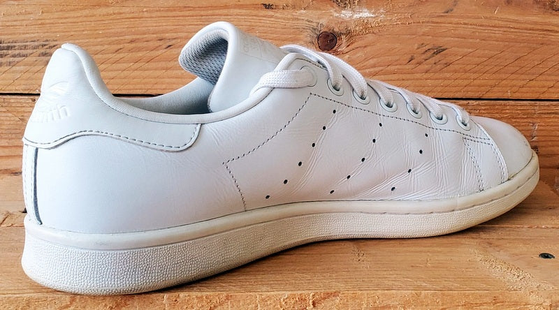 Adidas Stan Smith Low Leather Trainers UK9/US9.5/EU43 S75104 Triple Cloud White