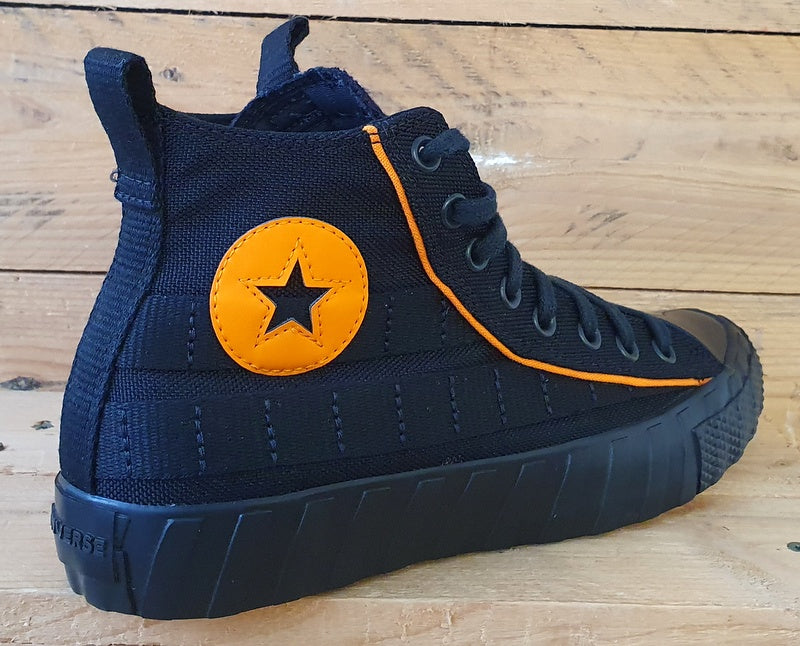 Converse All Star High Canvas Trainers UK8.5/US8.5/EU42 170601C Black/Orange