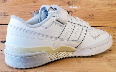 Adidas Forum Low Leather Trainers UK6/US6.5/EU39 FY7973 Triple White