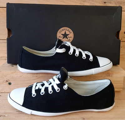 Converse All Star Low Canvas Trainers UK5/US7/EU38 505619 Black/White