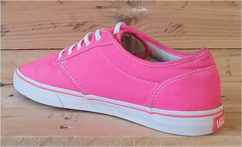 Vans Off The Wall Low Canvas Trainers UK6.5/US9/EU40 TB4R Pink/White