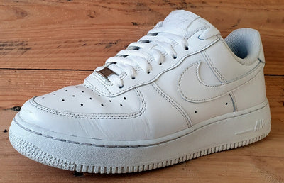 Nike Air Force 1 Low 07' Leather Trainers UK6/US7/EU40 315122-111 Triple White