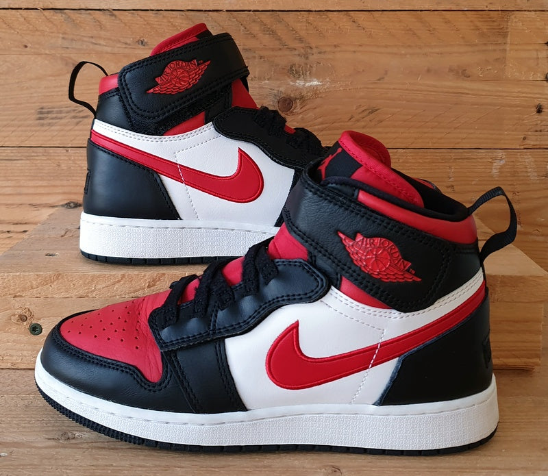 Nike Air Jordan 1 Flyease Mid Trainers UK4.5/US5Y/EU37.5 DC7986-061 Black/Red