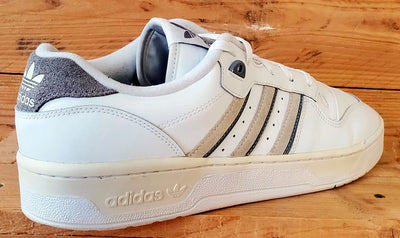 Adidas Rivalry Low Leather Trainers UK12/US12.5/EU47 IE4747 Off White/Grey