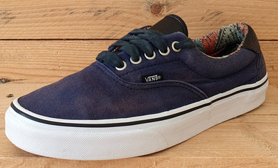 Vans Off The Wall Low Canvas Trainers UK8/US9/EU42 721356 Denim Blue/Black