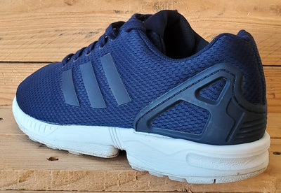 Adidas ZX Flux Low Textile Trainers UK8/US8.5/EU42 M19841 Navy/White