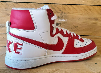 Nike Terminator Mid Leather Trainers UK8/US9/EU42.5 FJ4454-100 White/Red